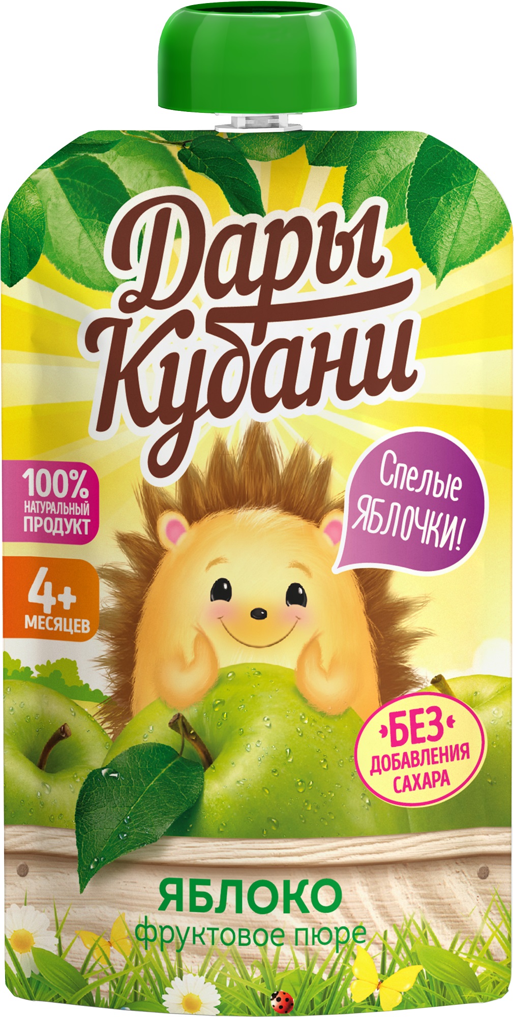 Пюре дары Кубани яблоко 90г