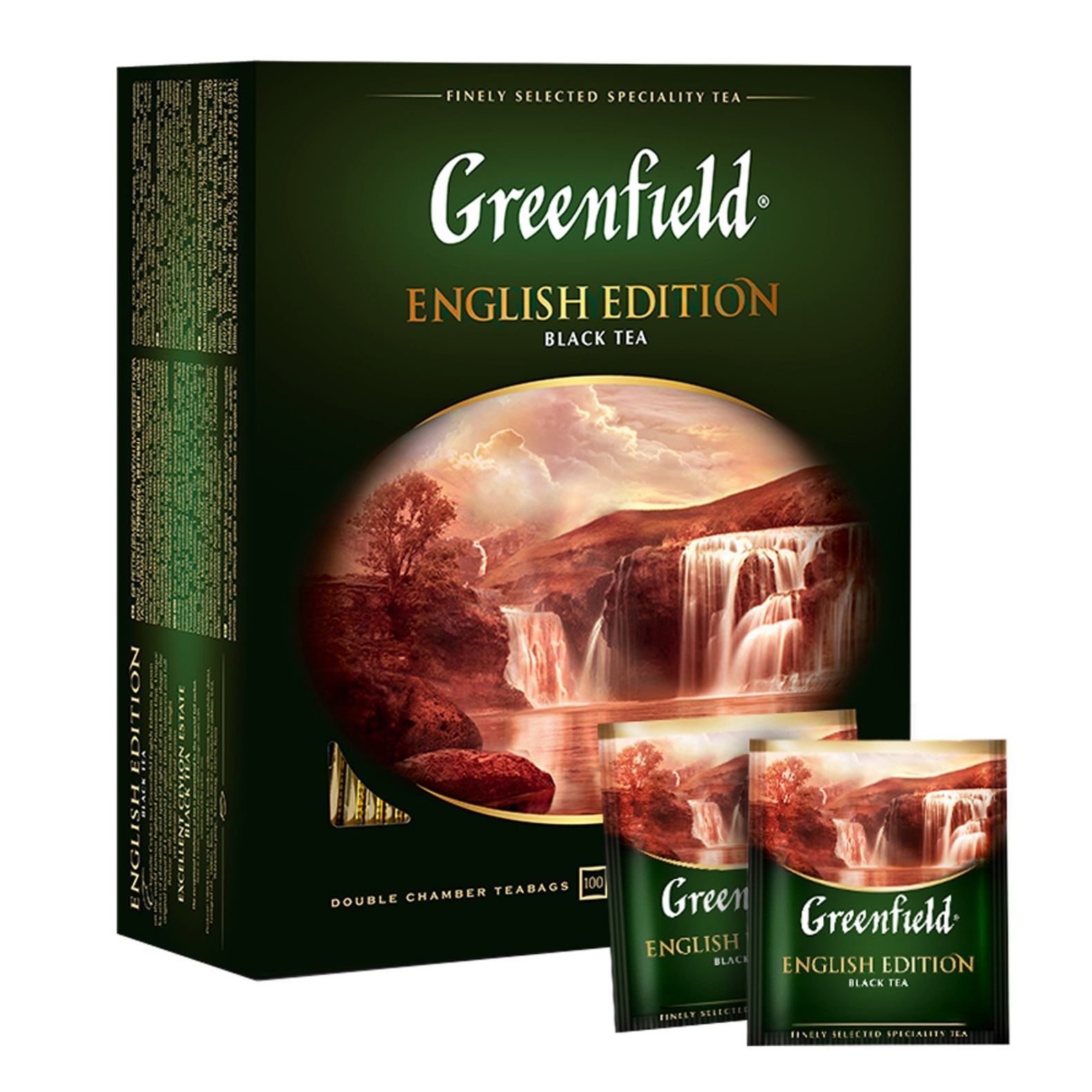 Чай в пакетиках greenfield черный 100. Greenfield English Edition чай черный 100 пакетов. Чай Гринфилд черный 100 пакетиков. Чай Гринфилд Инглиш 100 пак. Чай Greenfield English Edition.