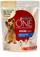 Корм для собак PURINA ONE MINI говядина, 600г