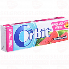 Жевательная резинка ORBIT сочный арбуз, 14г