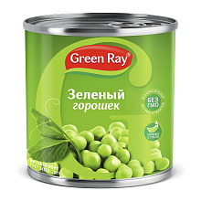 Горошек GREEN RAY зеленый, 425мл