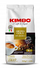 Кофе KIMBO DG арома голд натуральный жареный в зёрнах, 1кг